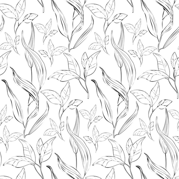 Vector nature seamless pattern - Vector, afbeelding