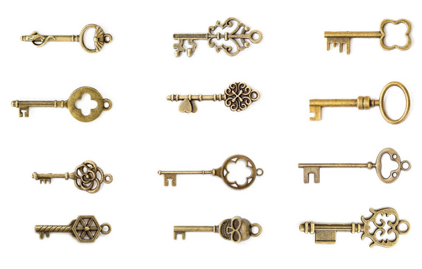 Set of vintage keys - Foto, imagen