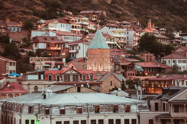 Вид на Тбилиси, Грузия - Фото, изображение