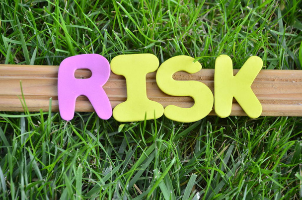 word risk on a  abstract - Photo, Image