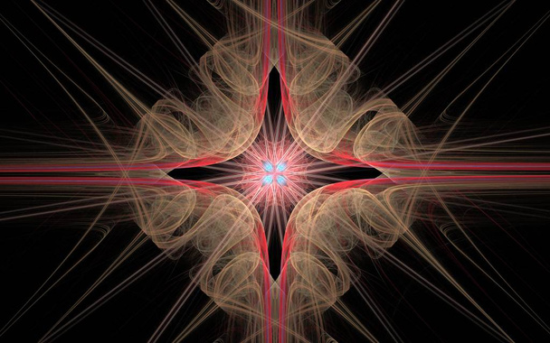 Image générée numériquement en fractale colorée
 - Photo, image