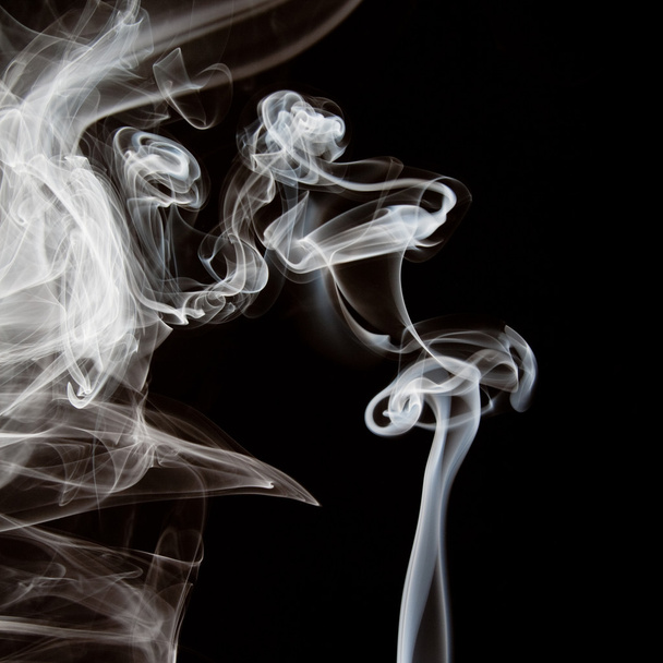 The abstract figure of the smoke - Zdjęcie, obraz