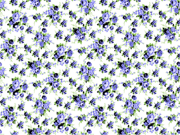 Абстрактный цветочный узор
 - Вектор,изображение