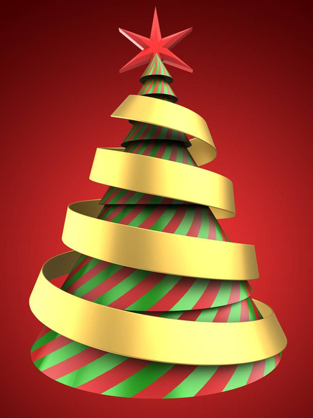 illustration of Christmas tree - Photo, image