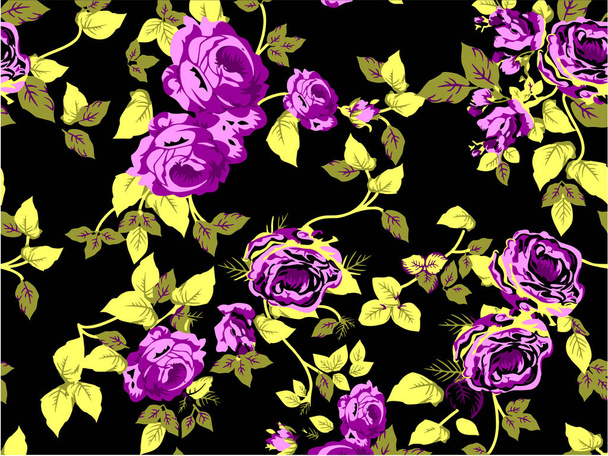 abstract flower pattern - Vetor, Imagem