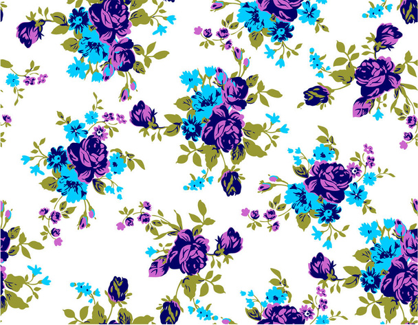 abstract flower pattern - Vektor, kép