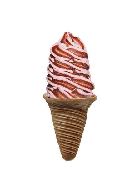 Swirl ice cream cone - Foto, immagini