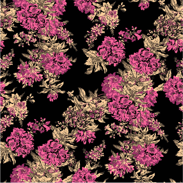 αφηρημένη λουλούδι μοτίβο - Διάνυσμα, εικόνα