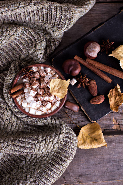 Какао с зефиром  - Фото, изображение