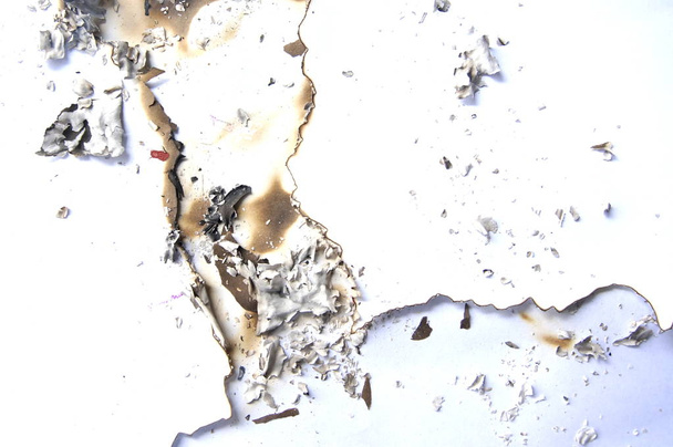 Abstract image of burnt paper - Photo, Image