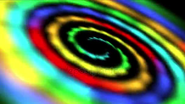 4k Rainbow galaxy space,swirl vortex universe,Milky Way,wormhole time tunnel. - Footage, Video