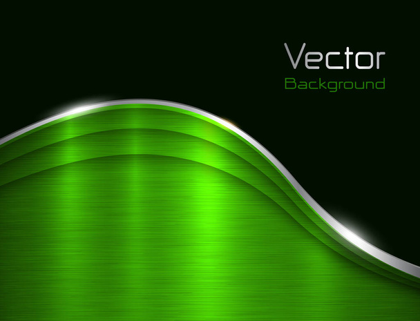 Background green metalli - Vektor, Bild