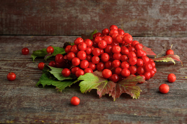 Рованські ягоди на старовинних дерев'яних дошках
 - Фото, зображення