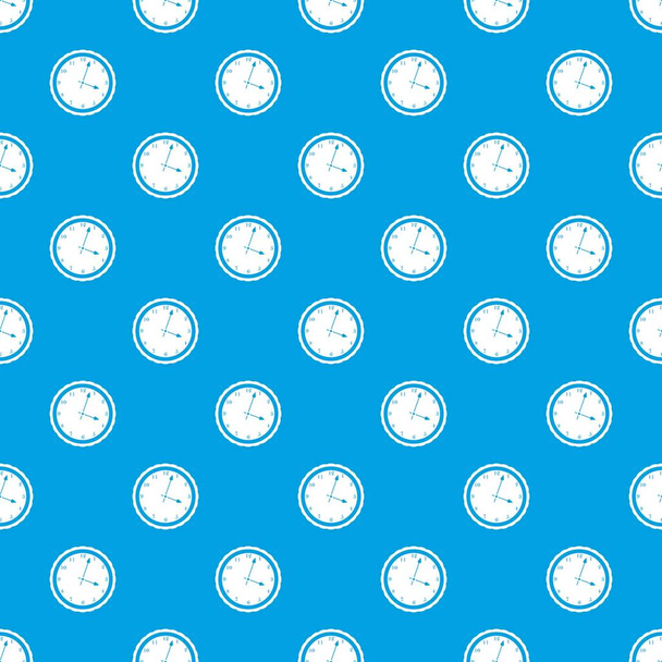 Watch pattern seamless blue - Vector, imagen