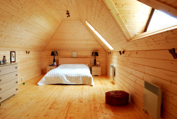 dormitorio de madera
 - Foto, imagen
