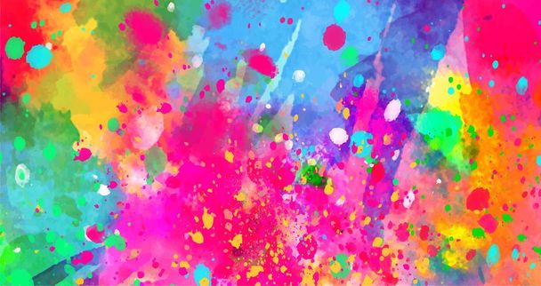 Abstract background of color stains of paints - Vector, Image