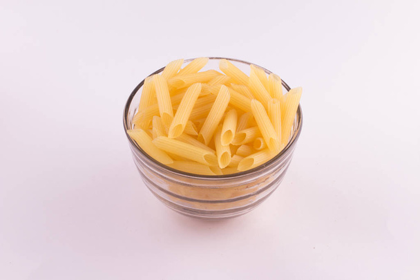 Pasta Penne into a bowl - Foto, imagen