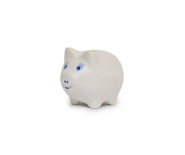 Piggy pankki eristetty valkoisella taustalla
 - Valokuva, kuva