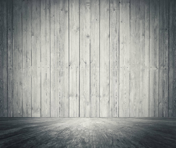 Üres fából készült fal - Fotó, kép