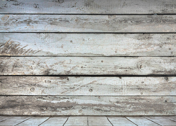 Üres fából készült fal - Fotó, kép