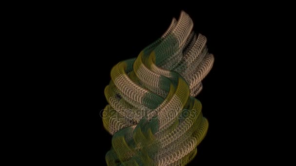4 k metalen ketting python rits, Medusa haren, tentakel, monsters slangevel, staaldraad - Video