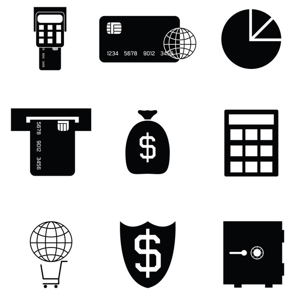 the banking icon set - Vector, Image