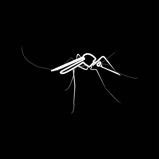 Mosquito it is icon . - Vector, Image