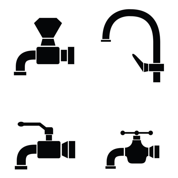 the tap icon set - Vector, Image