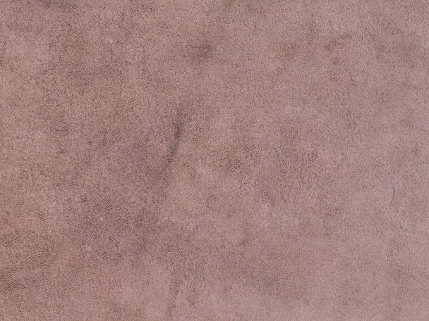 Natural, real light brown suede texture - Photo, Image