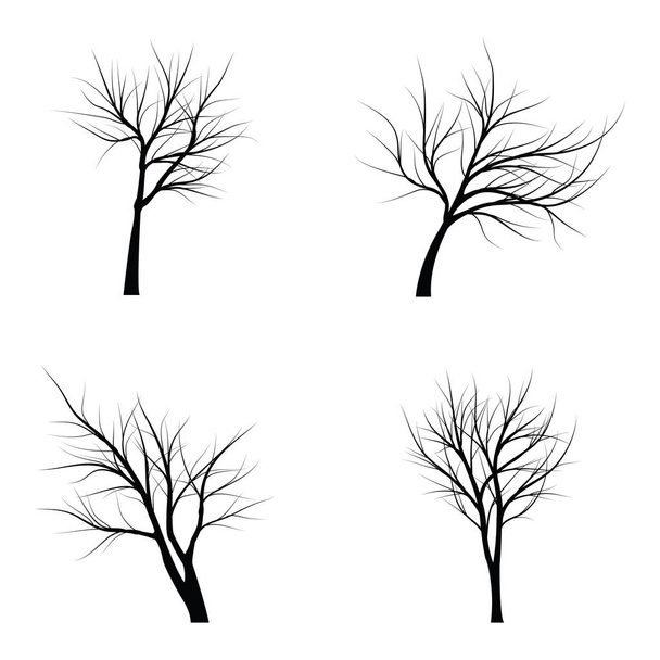 Árboles con ramas muertas
 - Vector, Imagen