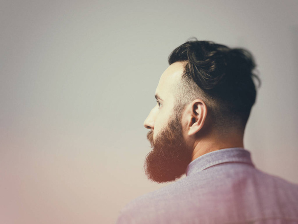 Portrait of a bearded man - Foto, Imagen