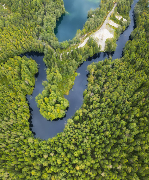 Карелія краєвид з повітря - Фото, зображення