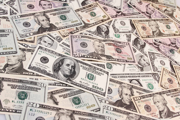 Billetes americanos surtidos
 - Foto, imagen