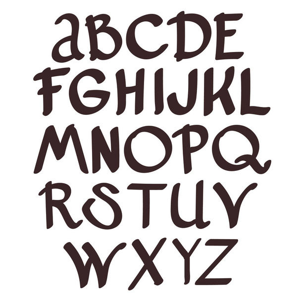Lettering English letters.  - Vector, afbeelding