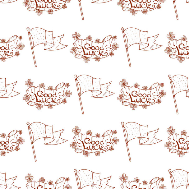 Seamless pattern with flags - Vettoriali, immagini