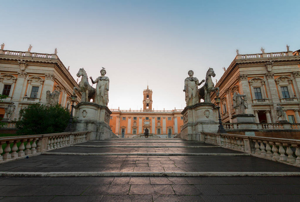 Campidoglio square in Rome, Italy - Foto, Bild