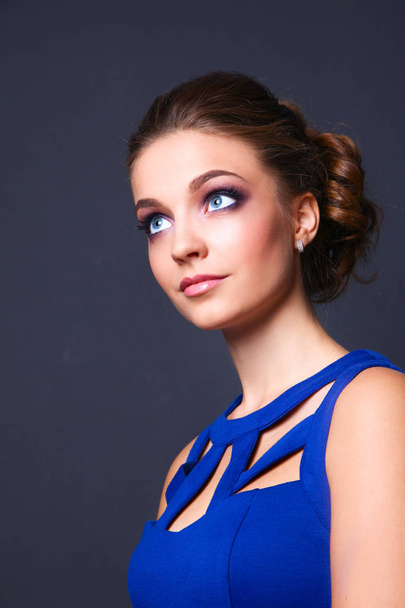 Studio shot of a beautiful young woman wearing professional makeup - Fotografie, Obrázek