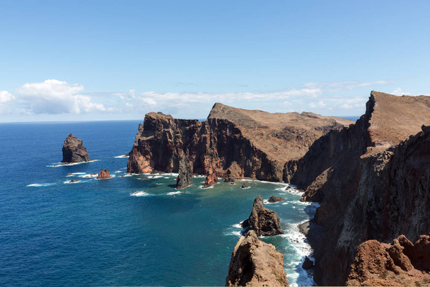 Beautiful landscape at the Ponta de Sao Lourenco, the eastern part of Madeira, Portugal - Fotografie, Obrázek