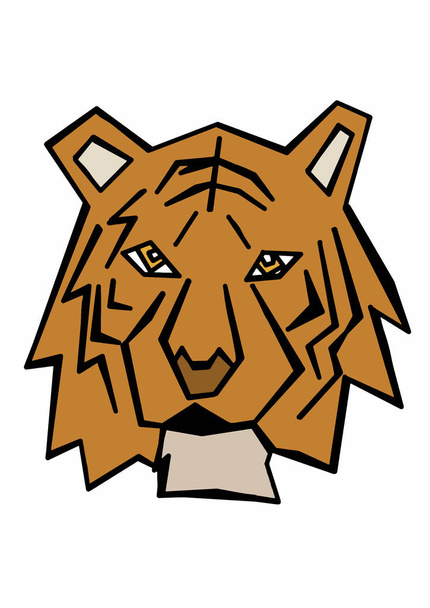 Image of a stylized tiger - Photo, Image