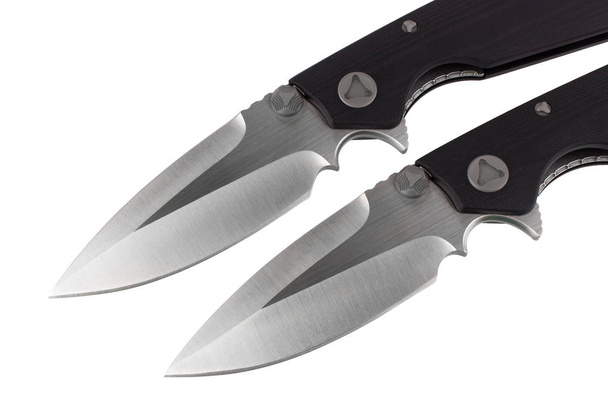Два складні армійські кишенькові ножі
 - Фото, зображення