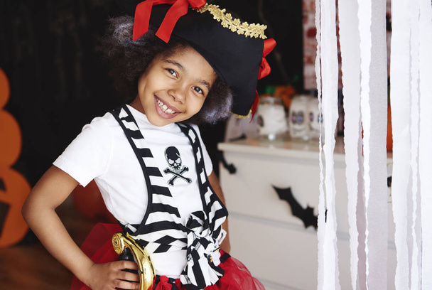 She dressed up as a pirate - Photo, Image