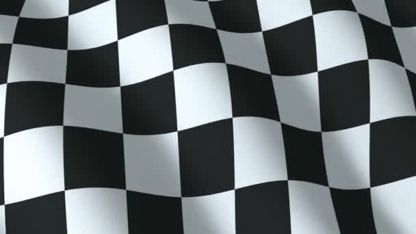 Flaga w szachownicę, Płynna pętla - Materiał filmowy, wideo