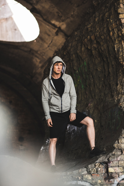 young man in hoodie - Photo, image