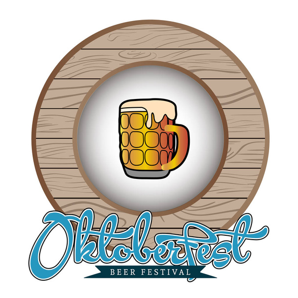 Oktoberfest graphic design - Vector, imagen