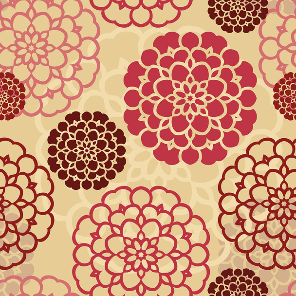 Seamless floral pattern.  - Vector, afbeelding