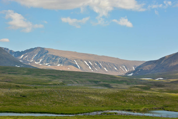 Tundra in the Polar Urals and the Main Ural Range.  - Fotó, kép