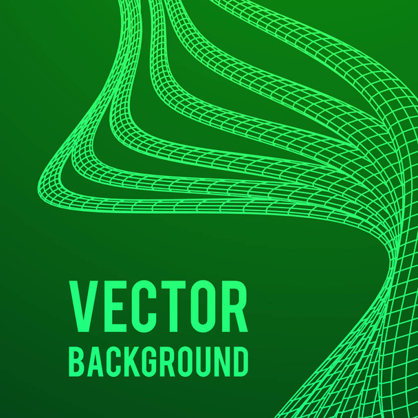 Low poly vein or wire wireframe mesh background. - Vettoriali, immagini