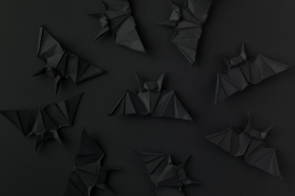 origami bats for halloween - Zdjęcie, obraz