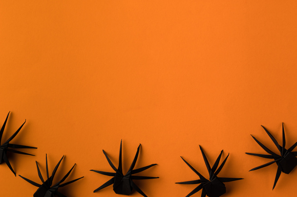origami spiders for halloween - Photo, Image