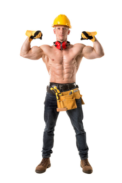 Strong construction worker - Foto, Bild